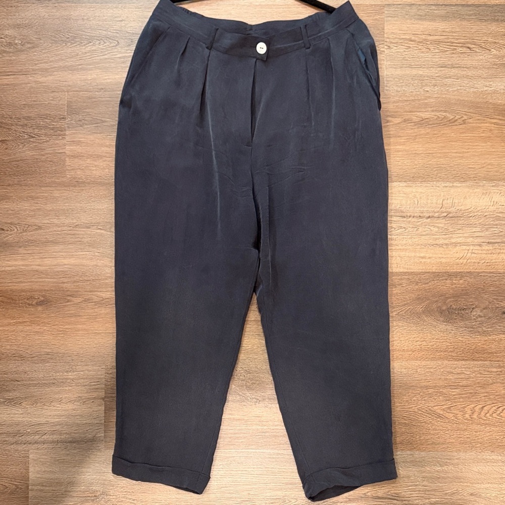 Rene Rowan 16PW 100% Silk High Waisted Trouser